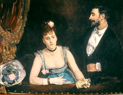 Un palco al Teatro degli Italiani, 1874 da Eva Gonzalès